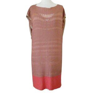 MISSONI Chevron knit shift dress IT 44 US 8 L